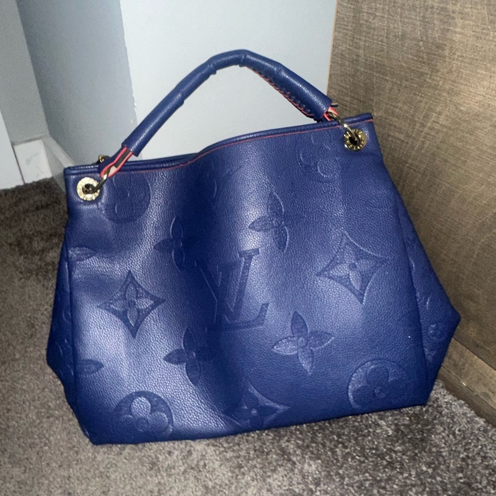 Louis Vuitton cobalt blue mint condition